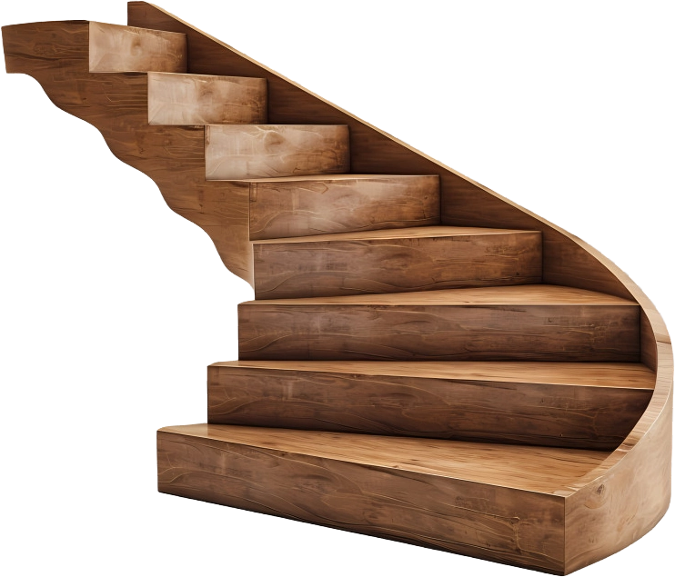wood stair parts